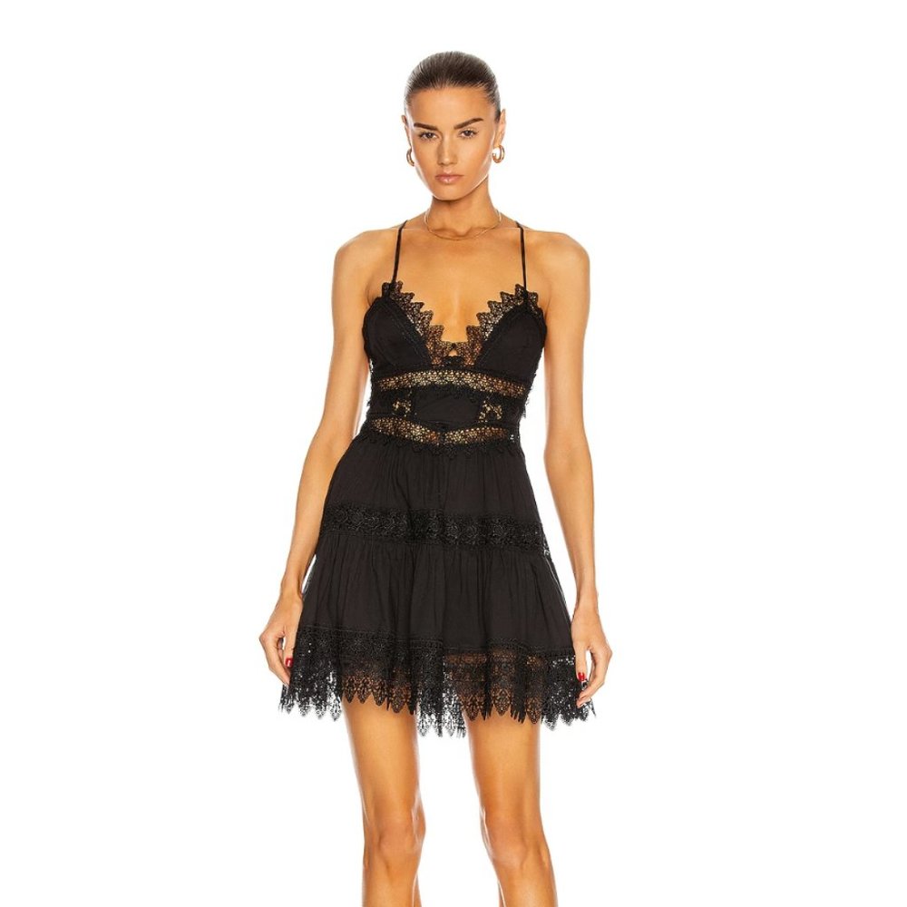 Charo Ruiz Rachel Dress in Black NWT